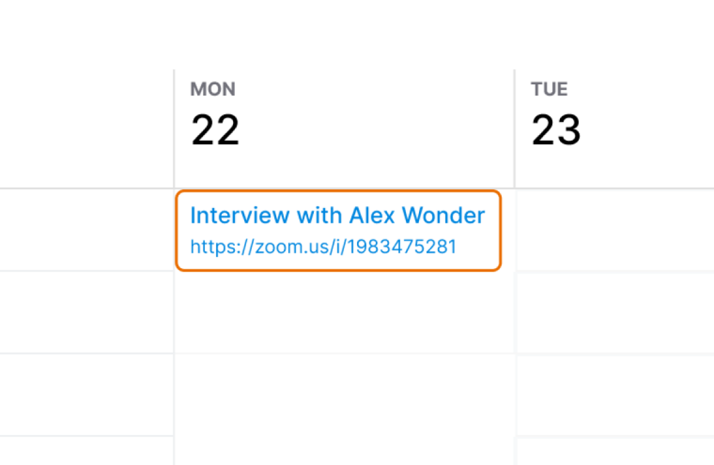 Schedule an Interview